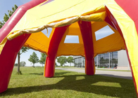 Barraca de anúncio inflável colorida, abrigo inflável do evento