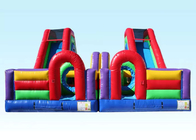 Lap Inflatable Dry Obstacle Course duplo colorido para a criança