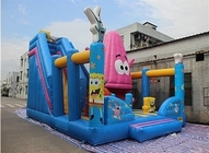 Spongebob e parque de diversões da explosão de Patrick Star Inflatable Fun City