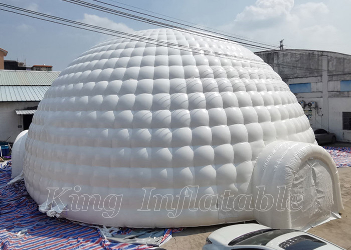 Barraca inflável da explosão comercial branca inflável do ar de Exgibition do evento do aluguel do PVC dos iglus EN71
