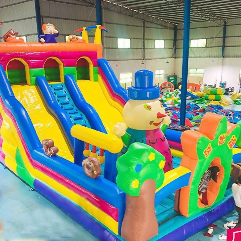 Castelo de casa de saltos inflável para parque infantil