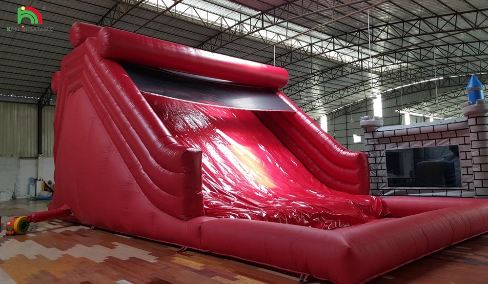 Deslizantes de água infláveis comerciais para o exterior deslizantes de água infláveis para o parque de diversões deslizantes de água infláveis de PVC grandes deslizantes de salto