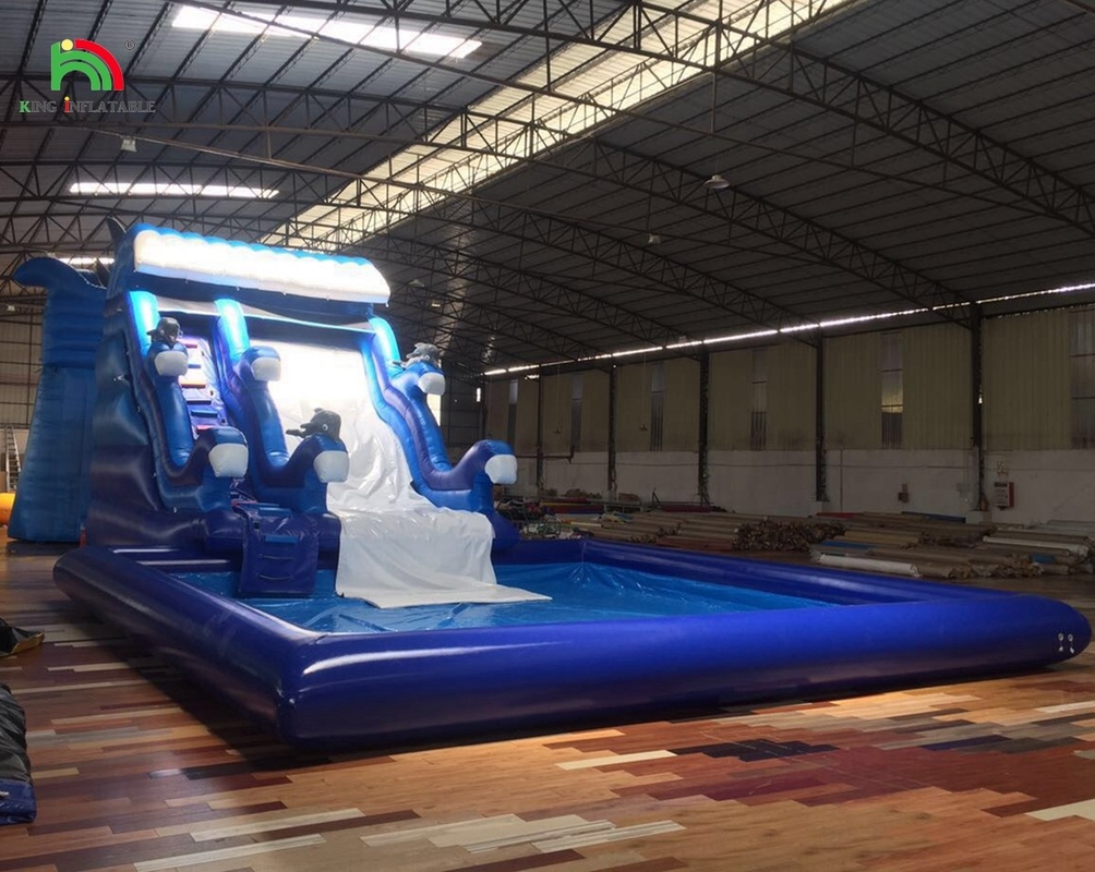 Venda à Venda Quente Deslizamento de Água Inflavel Deslizamento de Água Inflavel Comercial com Piscina Deslizamentos de Água Inflaveis Por Venda