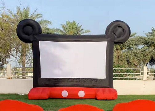 tela inflável exterior alugado comercial do filme do PVC de 0,45 milímetros para a apreciação da família