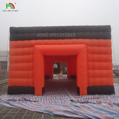 Tenda grande de cubo inflável Tenda inflável de clube noturno Tenda inflável de festa com luz LED
