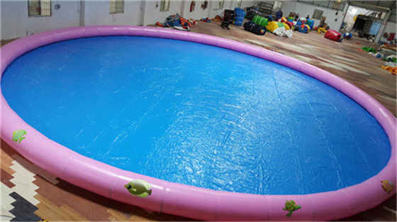 encerado redondo do PVC de 16mD piscina inflável de grande 0.9mm para o jogo da criança exterior ou interna